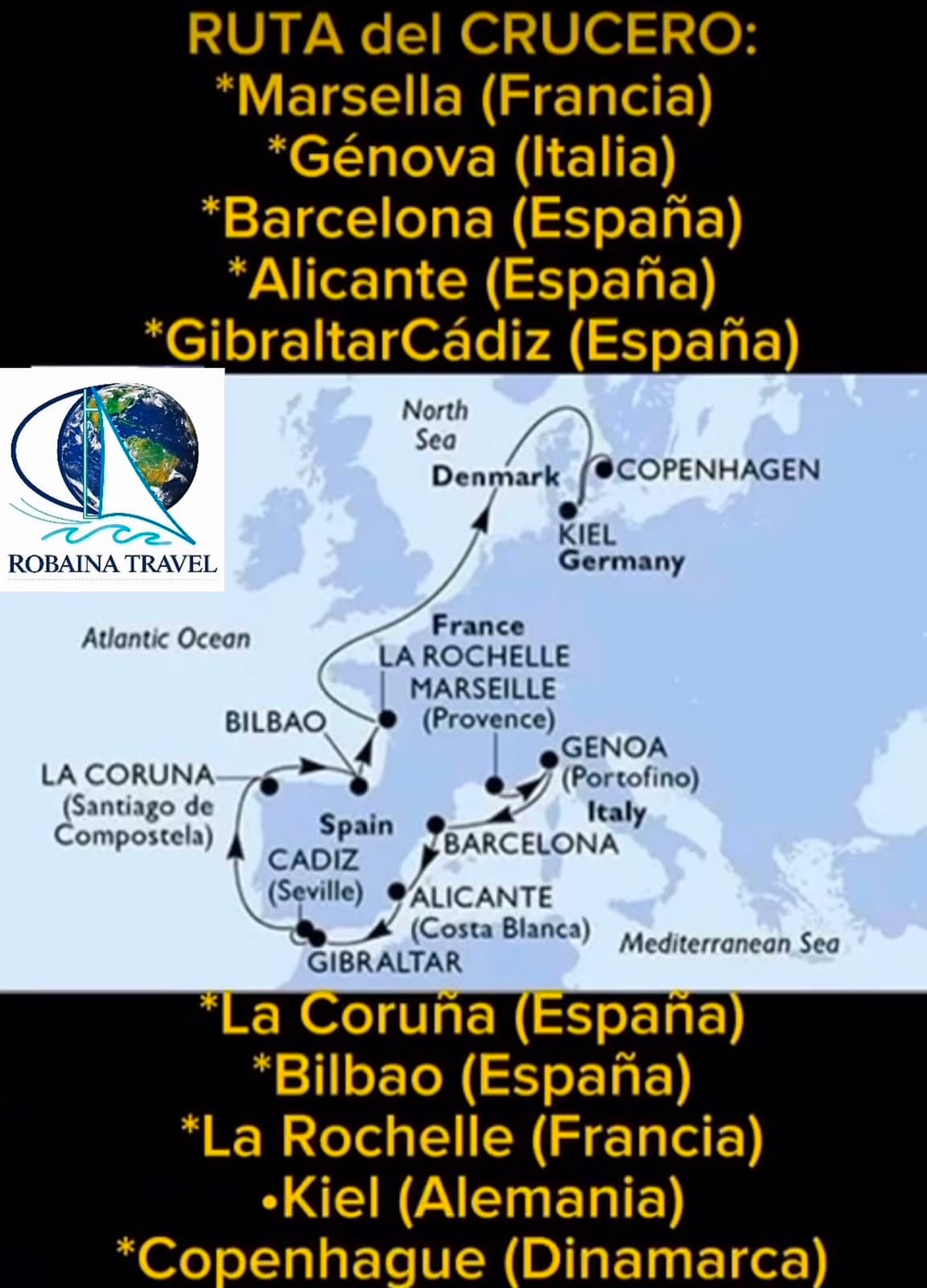CRUCERO POR EUROPA - PRECIOS IMPERDIBLES- SALIDA ESPECTACULAR 14 NOCHES